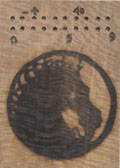 Unicorn Honor Counter Card in Sycamore